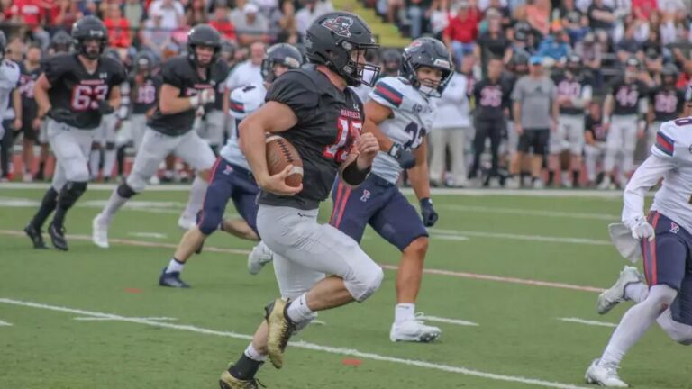 Mounties Close Out Season With 56-13 Victory