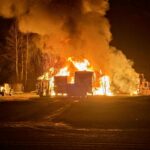 Firefighters Protect Home While Battling Barn Fire