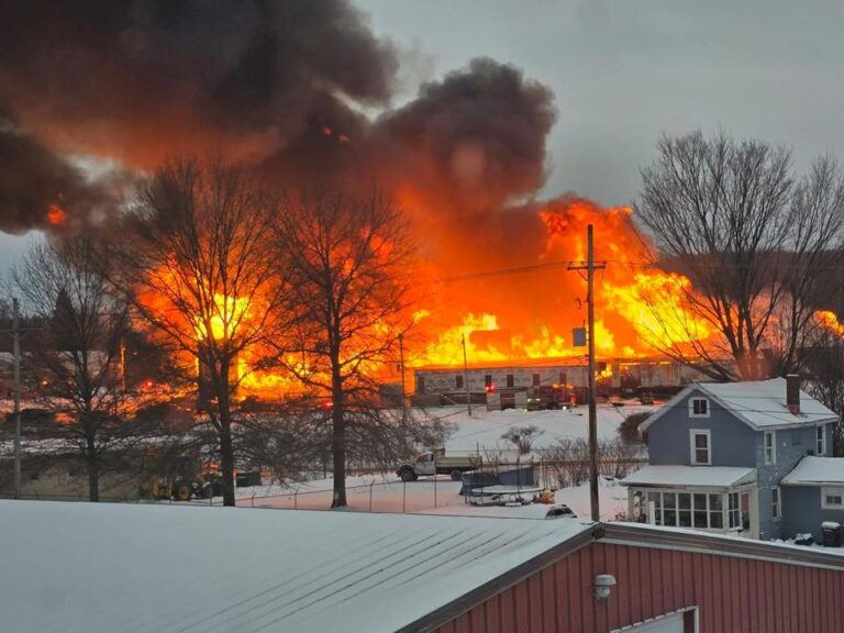 Fire Destroys Hensa Stamping in Corry, PA