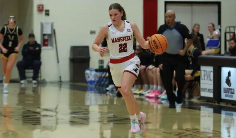 Sheeler Scores 1000th Point; Mounties Fall to Millersville