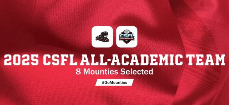 Mounties Land Eight on CSFL All-Academic