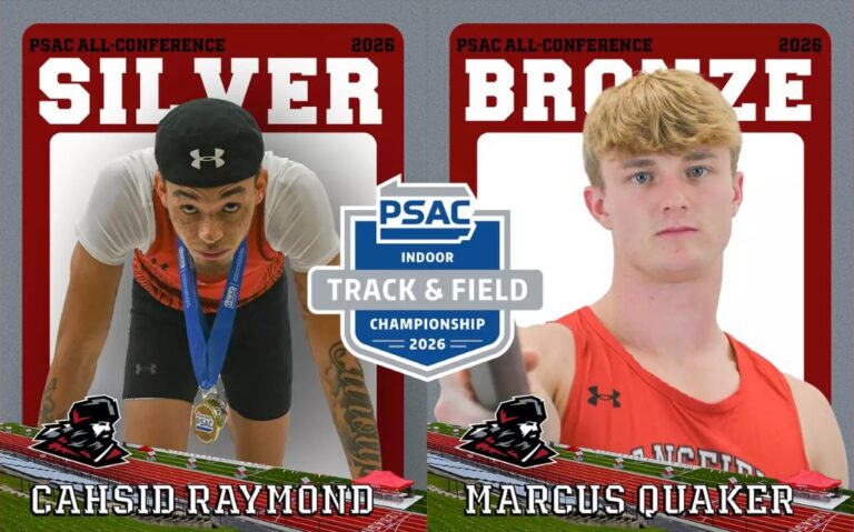 Raymond and Quaker Earn Medals at PSAC Championships