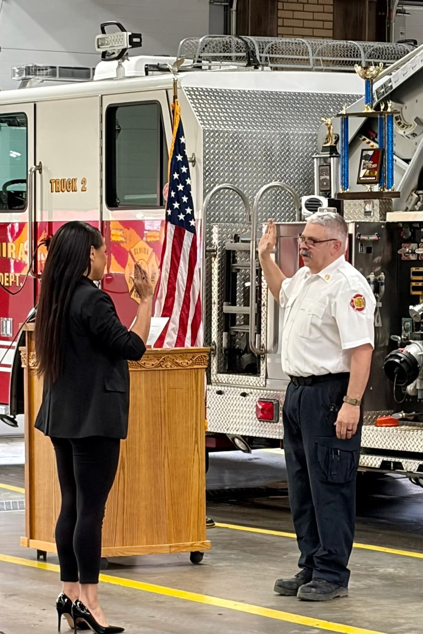 New Fire Chief Sworn In - First News Now PA