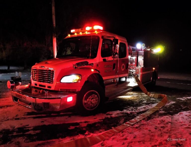 Fire Destroys Shed in Hamilton Township