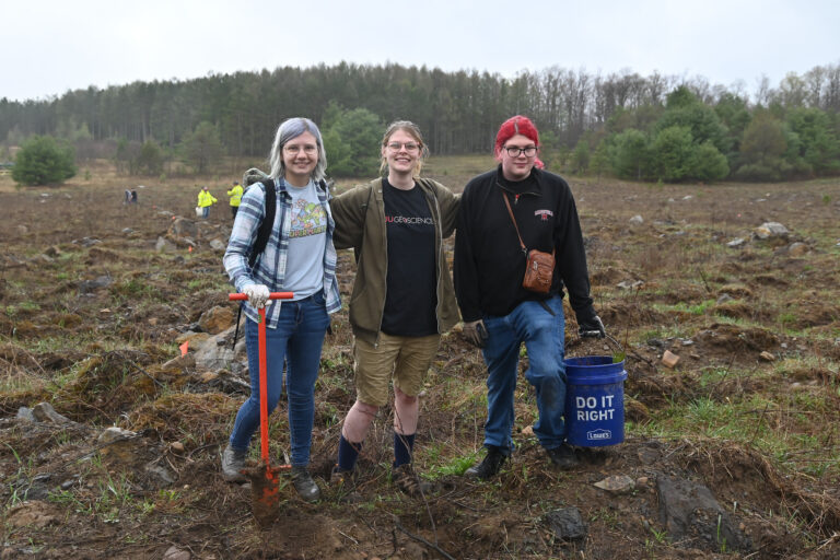 CU-Mansfield Students Help Plant Tioga County’s Newest Forest