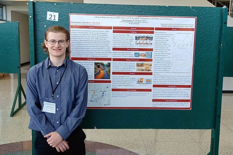 CU-Mansfield Student Research Advances Understanding of Water Quality in Mining-Impacted Regions