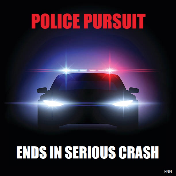 Man Flees From Police & Injured in Serious Crash